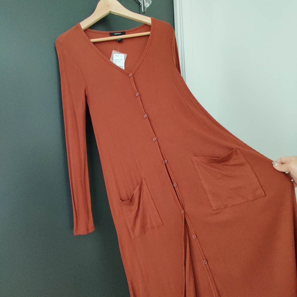 Long line cardigan